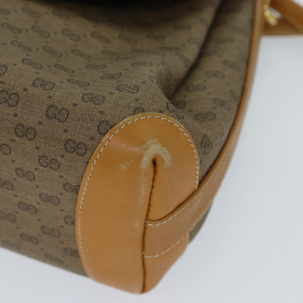 GUCCI Micro GG Supreme Shoulder Bag PVC Beige 001 099 4084 71428