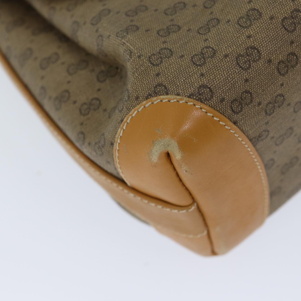GUCCI Micro GG Supreme Shoulder Bag PVC Beige 001 099 4084 71428