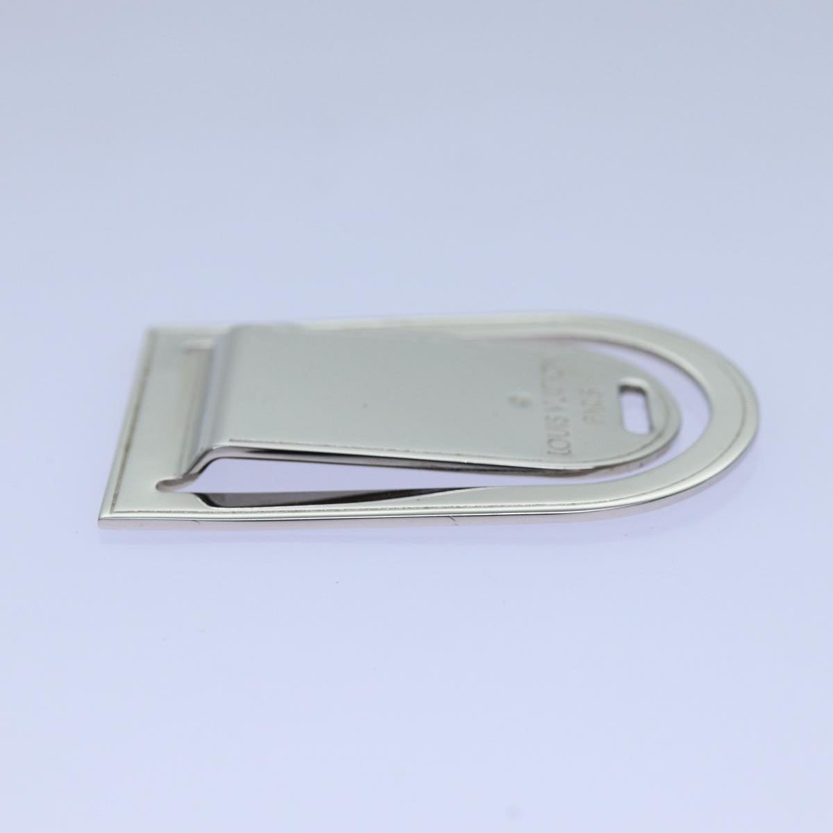 LOUIS VUITTON Pans Abie Porto Address Money Clip metal Silver M65067 71439