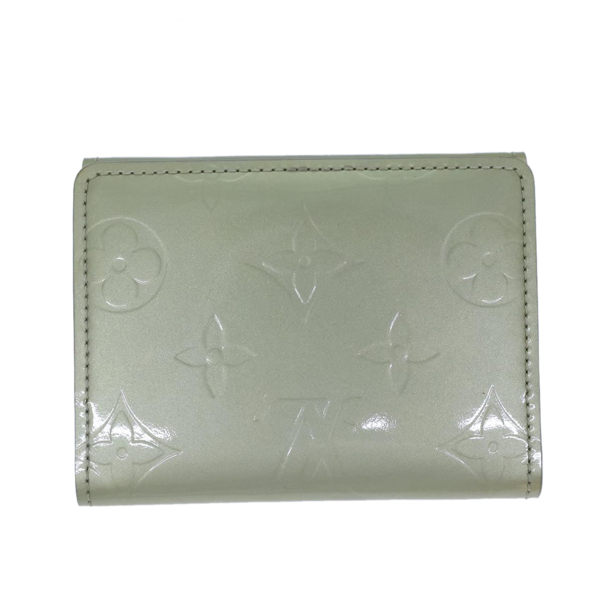LOUIS VUITTON Monogram Vernis Ludlow Coin Purse Gris M91161 LV 71441