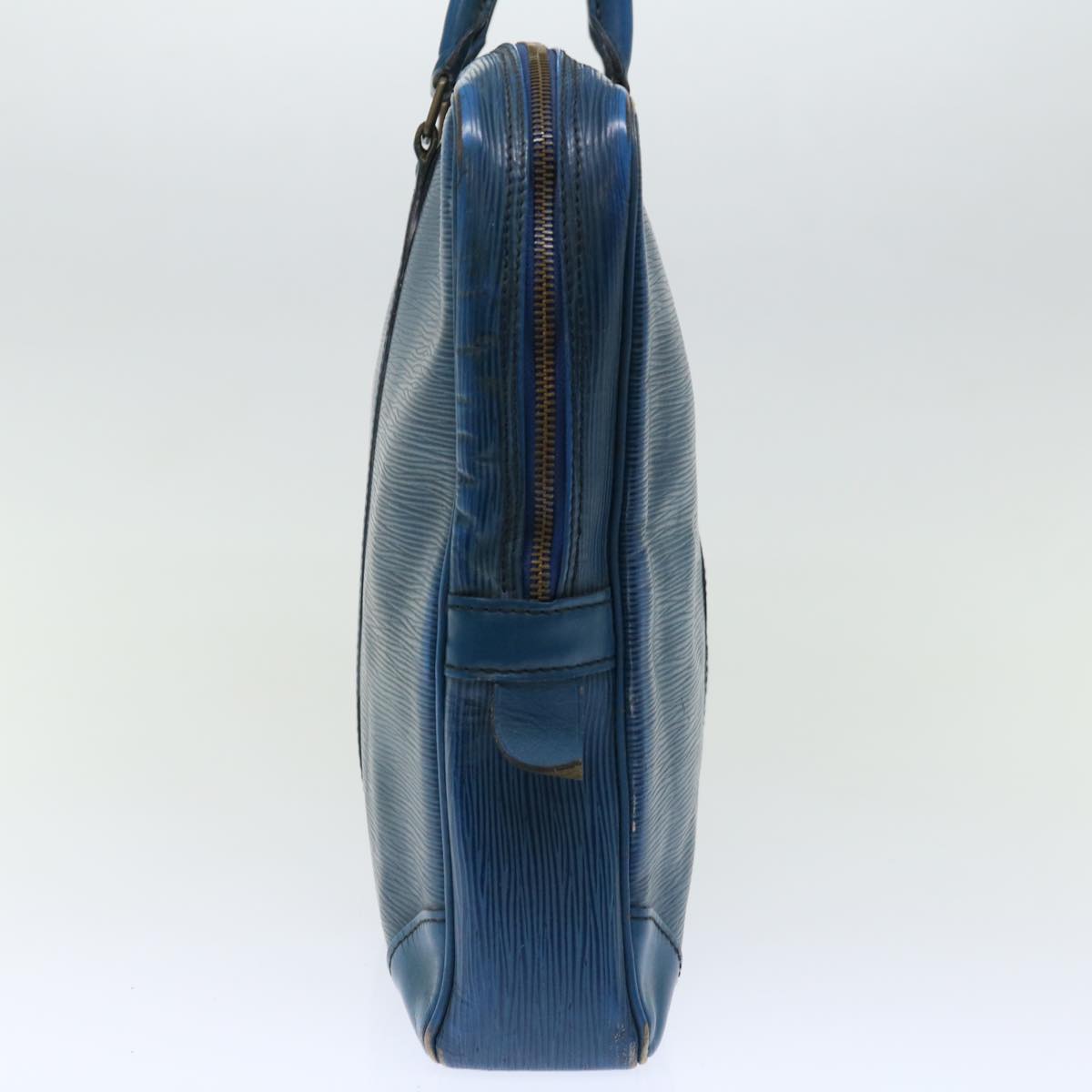 LOUIS VUITTON Epi Porte Documents Voyage Business Bag Blue M54475 LV 71443