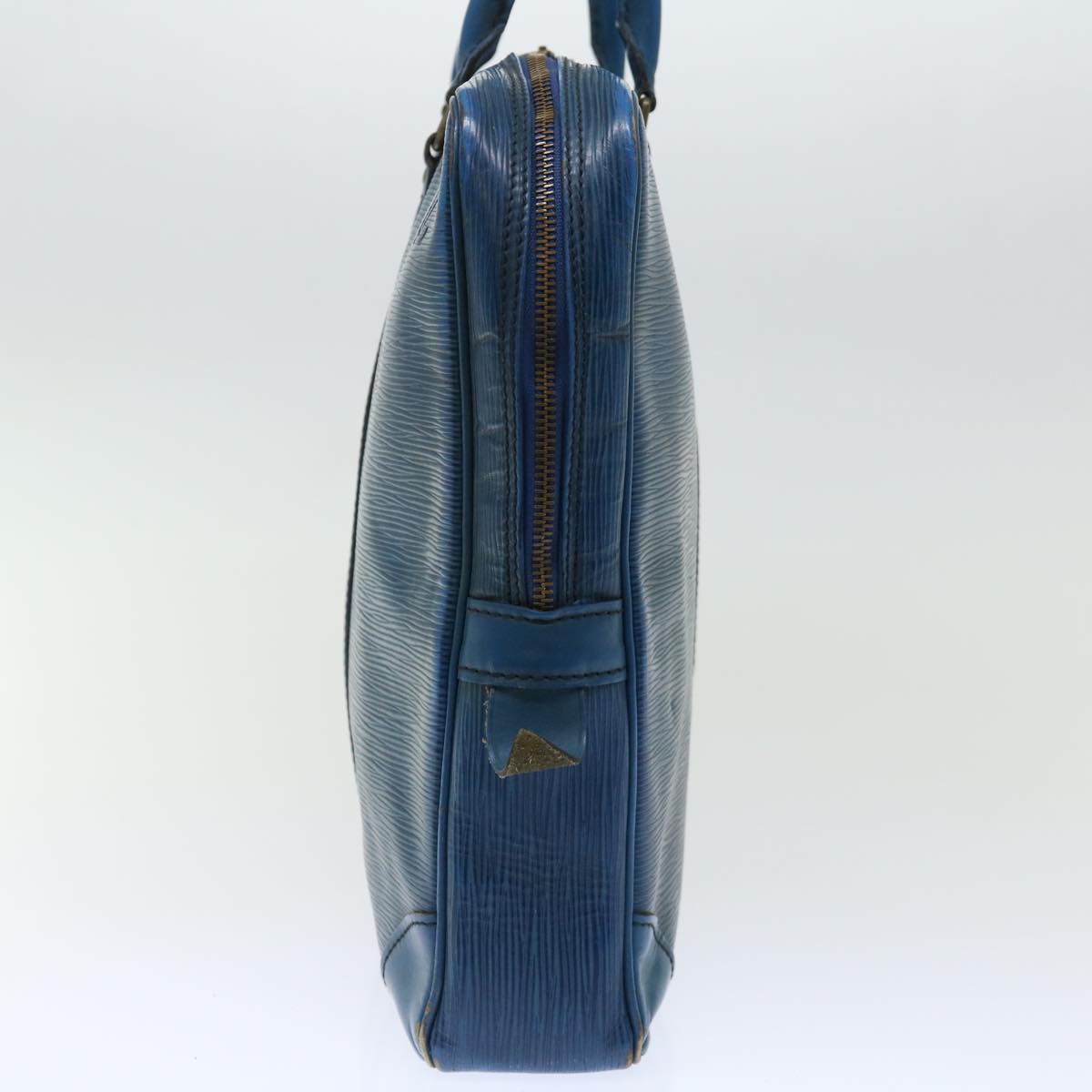 LOUIS VUITTON Epi Porte Documents Voyage Business Bag Blue M54475 LV 71443
