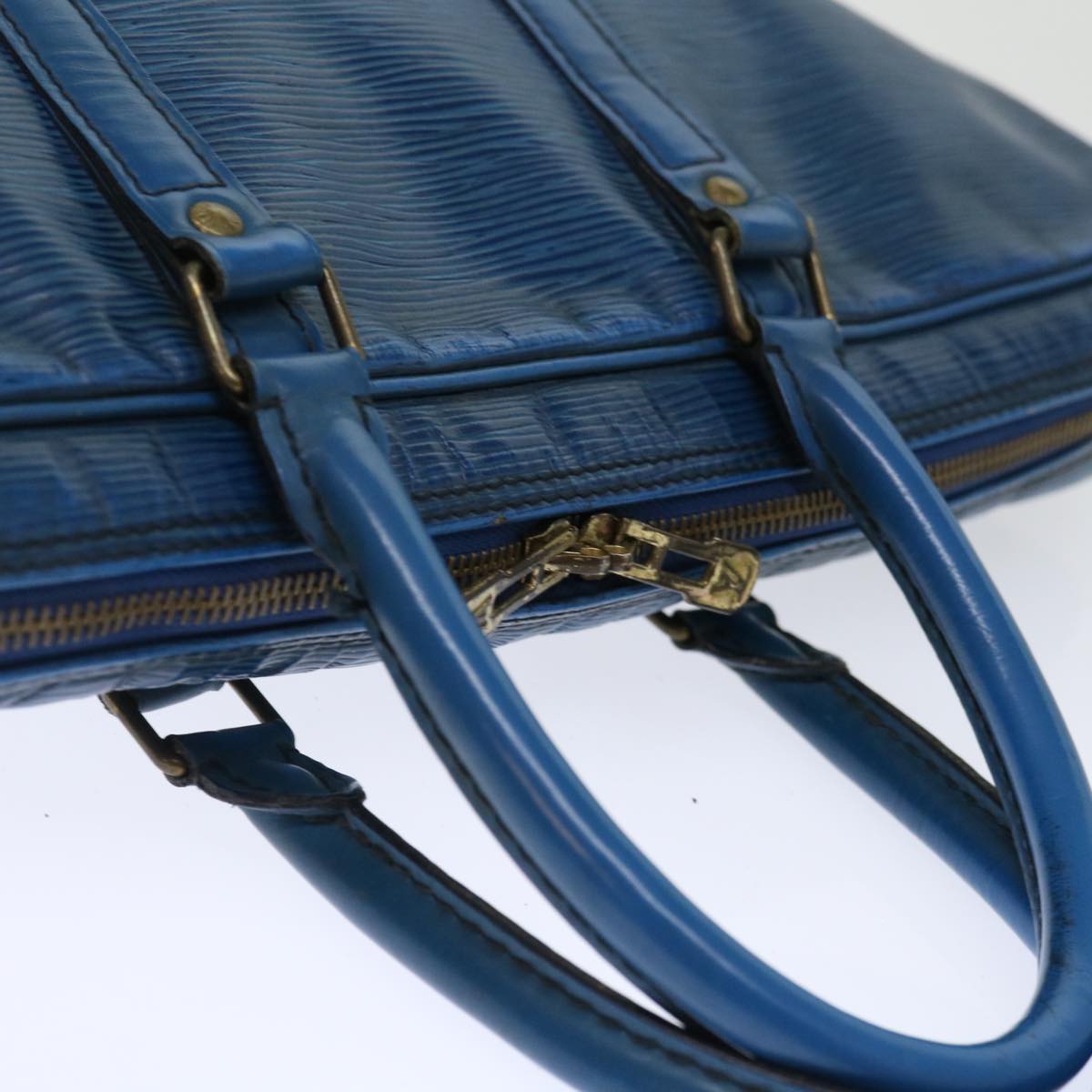 LOUIS VUITTON Epi Porte Documents Voyage Business Bag Blue M54475 LV 71443