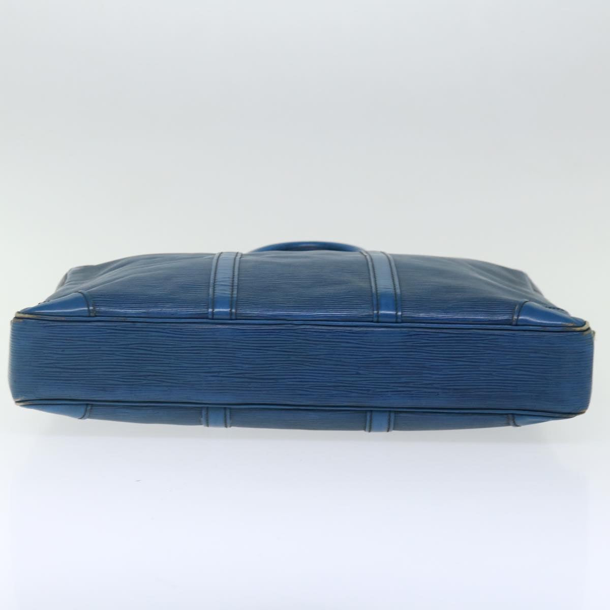 LOUIS VUITTON Epi Porte Documents Voyage Business Bag Blue M54475 LV 71443
