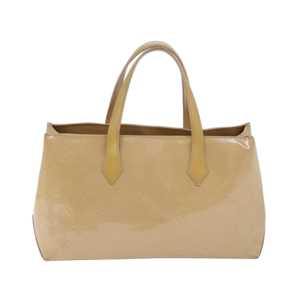 LOUIS VUITTON Vernis Wilshire PM Hand Bag Rose Florentin M91642 LV 71444