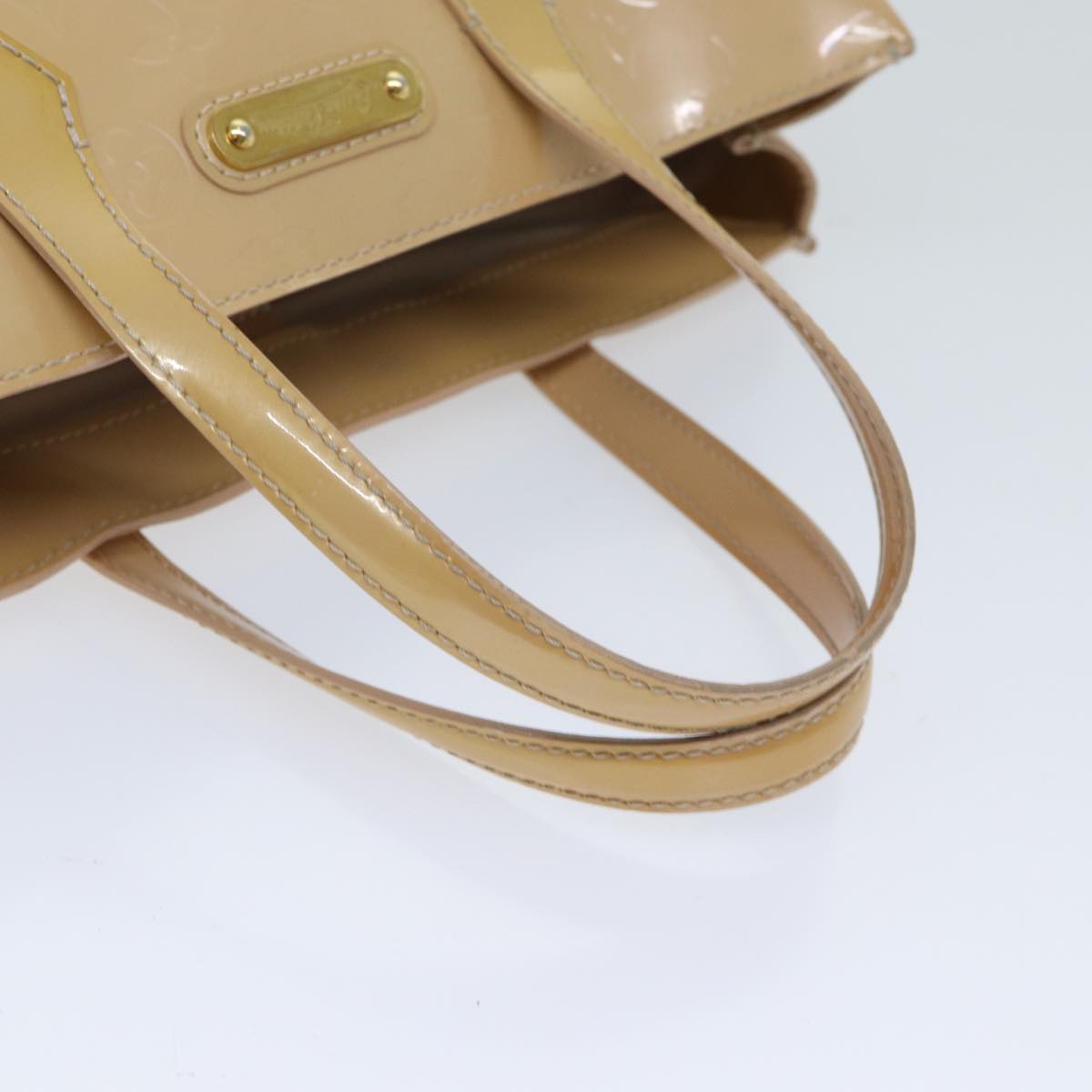 LOUIS VUITTON Vernis Wilshire PM Hand Bag Rose Florentin M91642 LV 71444