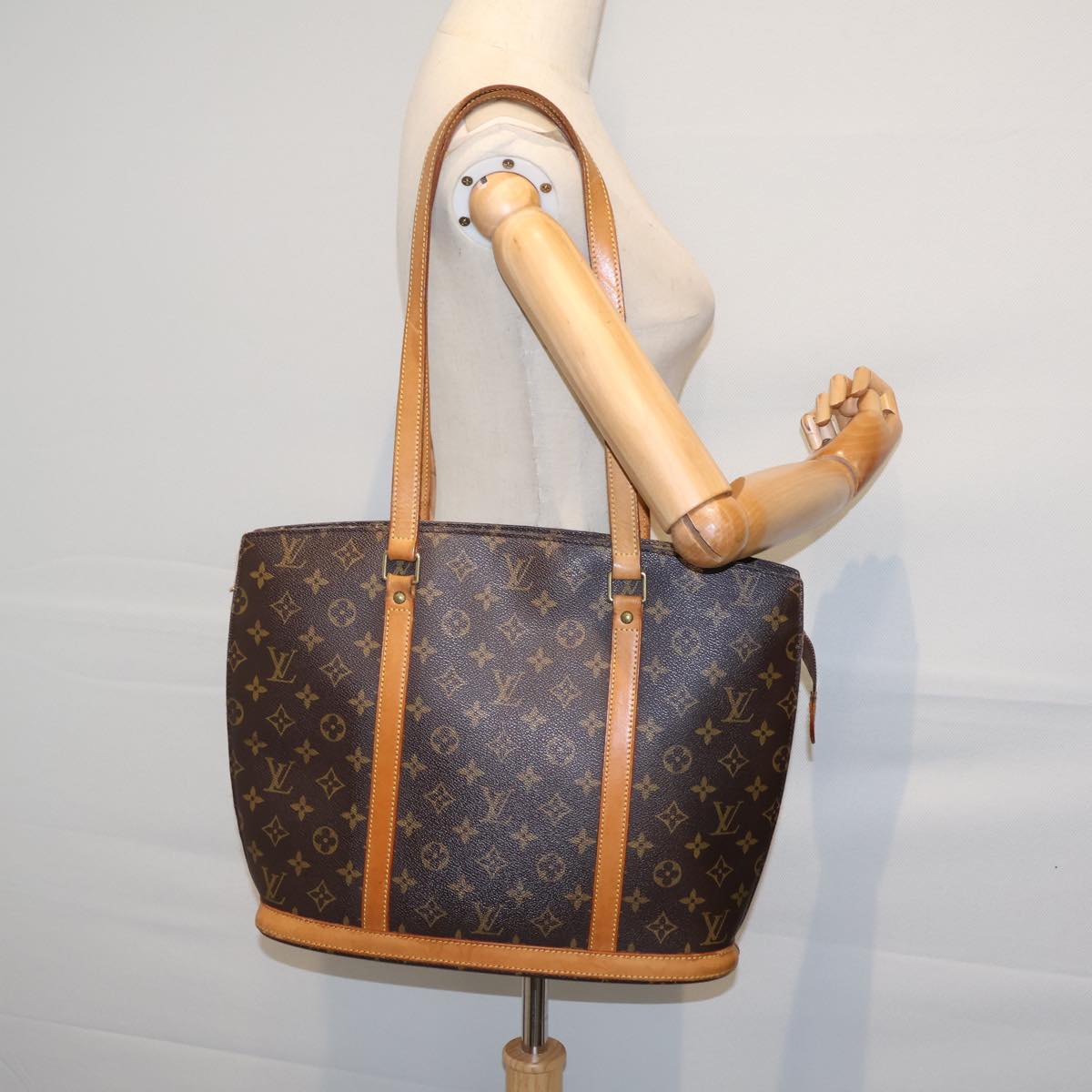 LOUIS VUITTON Monogram Babylone Tote Bag M51102 LV 71445