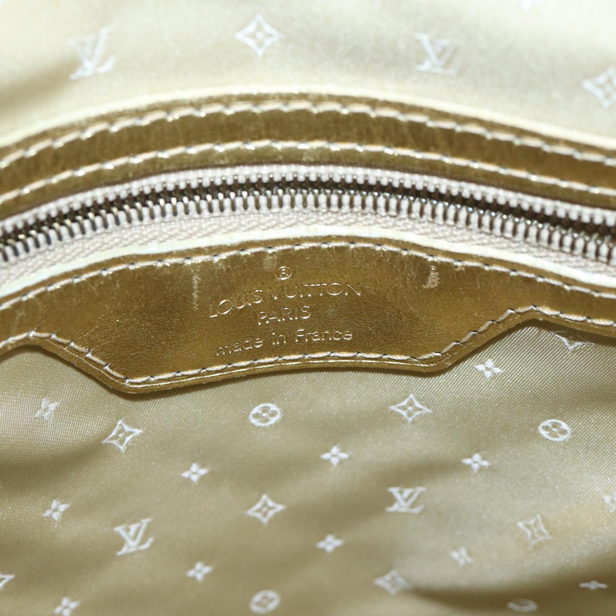 LOUIS VUITTON Suhari Lockit PM Hand Bag Leather Gold All M95433 LV 71447