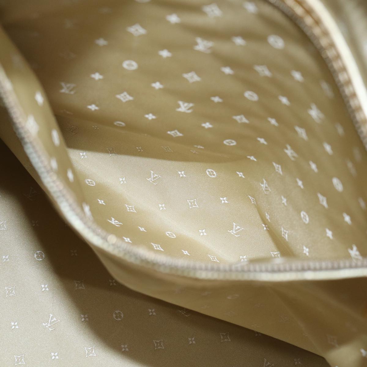 LOUIS VUITTON Suhari Lockit PM Hand Bag Leather Gold All M95433 LV 71447