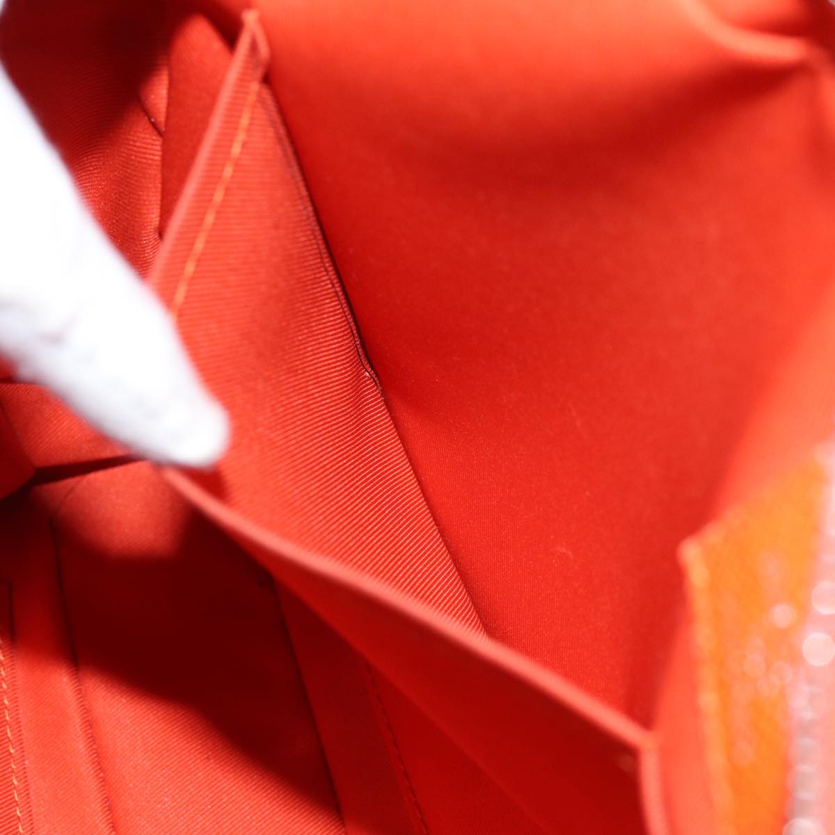 LOUIS VUITTON Taiga Porte Documents Voyage Business Bag Orange M30637 71448