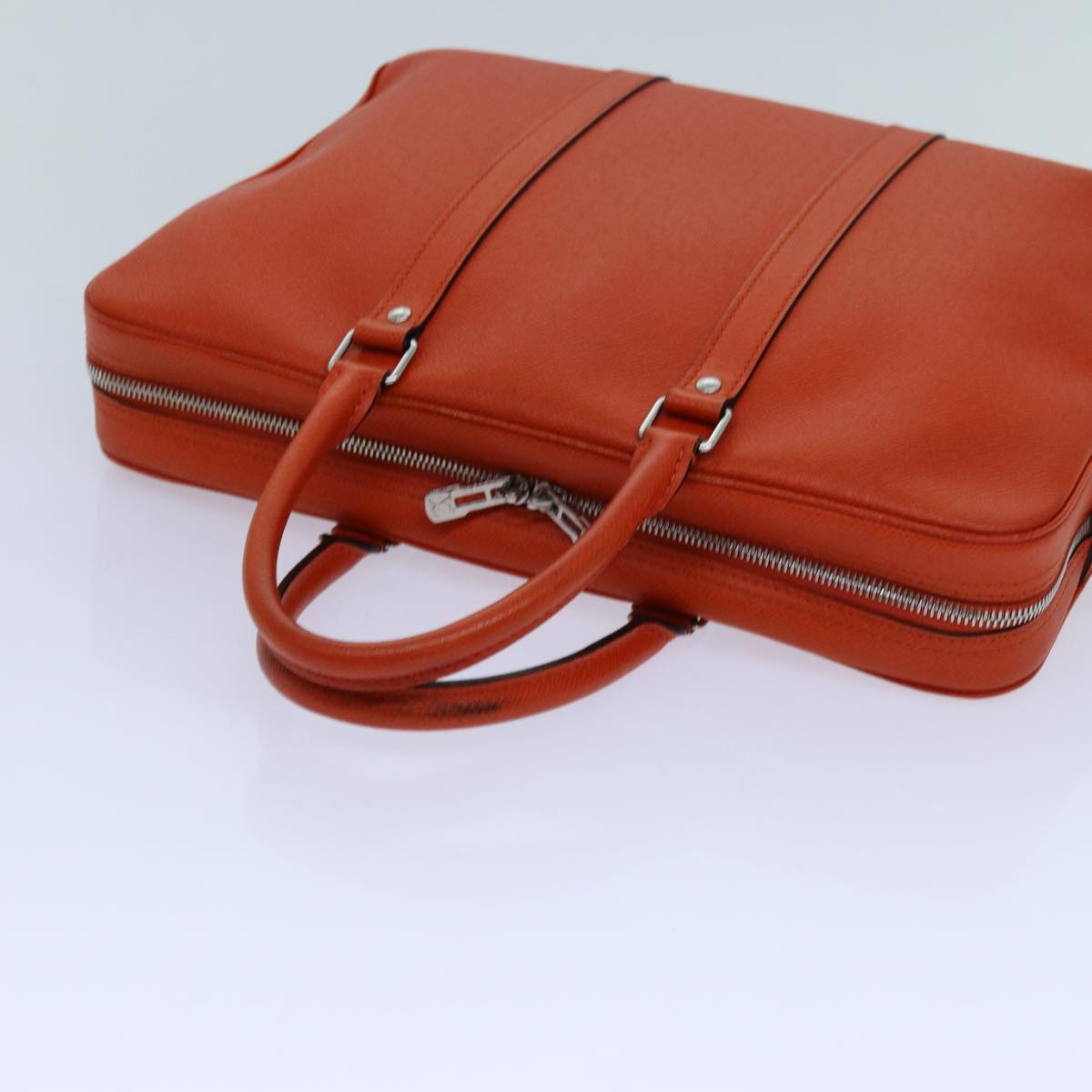 LOUIS VUITTON Taiga Porte Documents Voyage Business Bag Orange M30637 71448