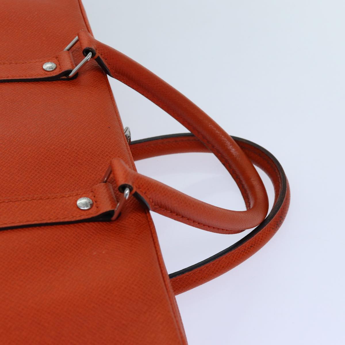 LOUIS VUITTON Taiga Porte Documents Voyage Business Bag Orange M30637 71448