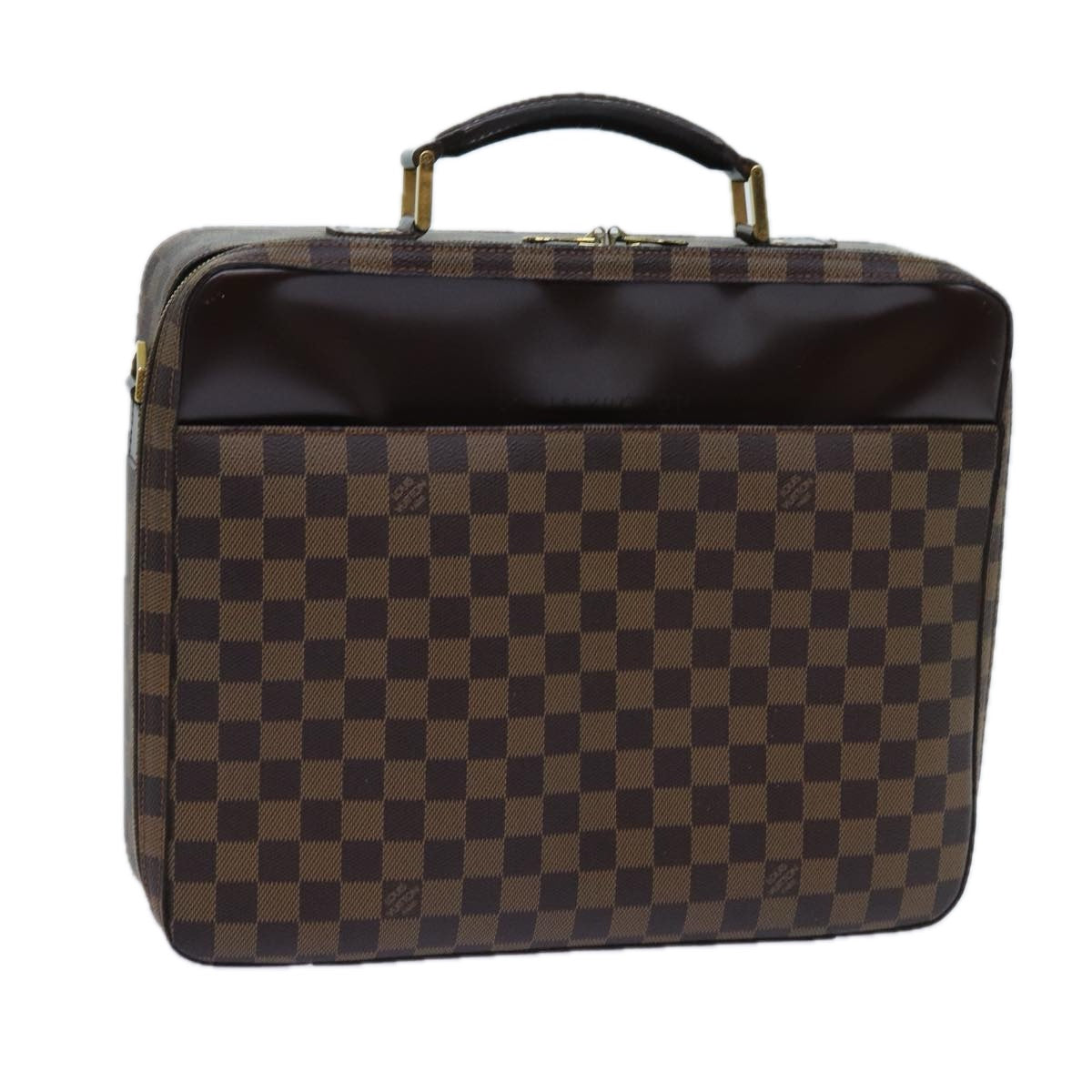 LOUIS VUITTON Damier Ebene Canvas Ordinatur Savana Bag 2way N53355 LV 71452