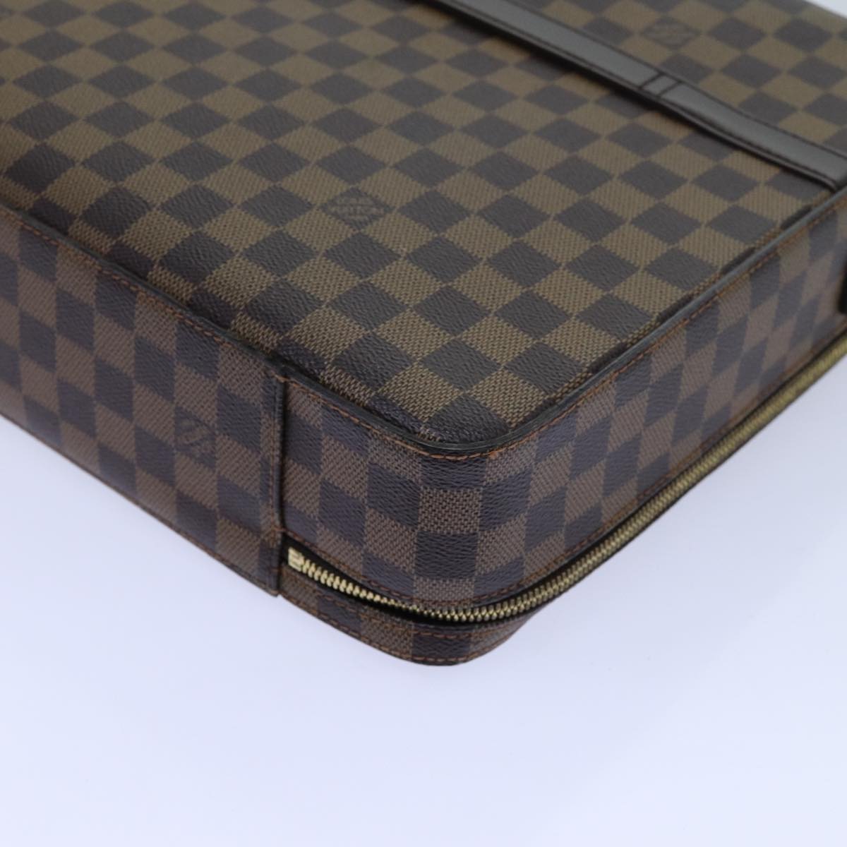 LOUIS VUITTON Damier Ebene Canvas Ordinatur Savana Bag 2way N53355 LV 71452