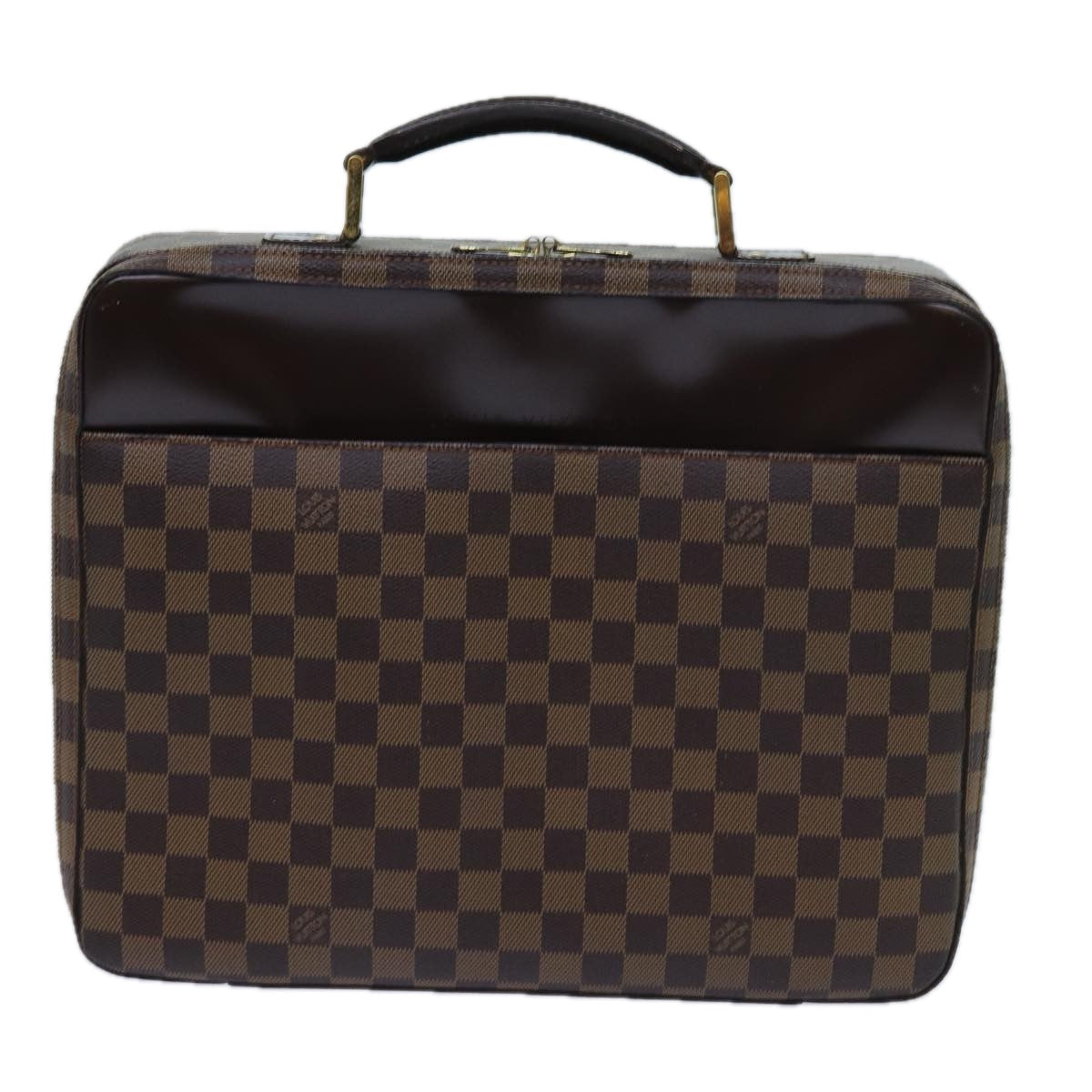 LOUIS VUITTON Damier Ebene Canvas Ordinatur Savana Bag 2way N53355 LV 71452