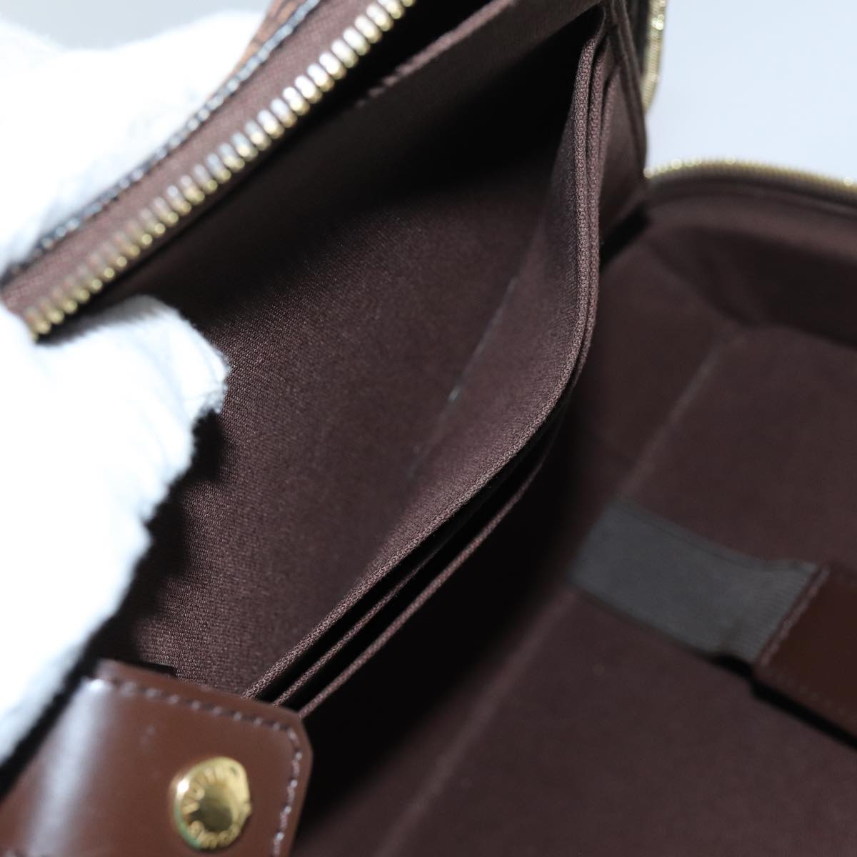 LOUIS VUITTON Damier Ebene Canvas Ordinatur Savana Bag 2way N53355 LV 71452