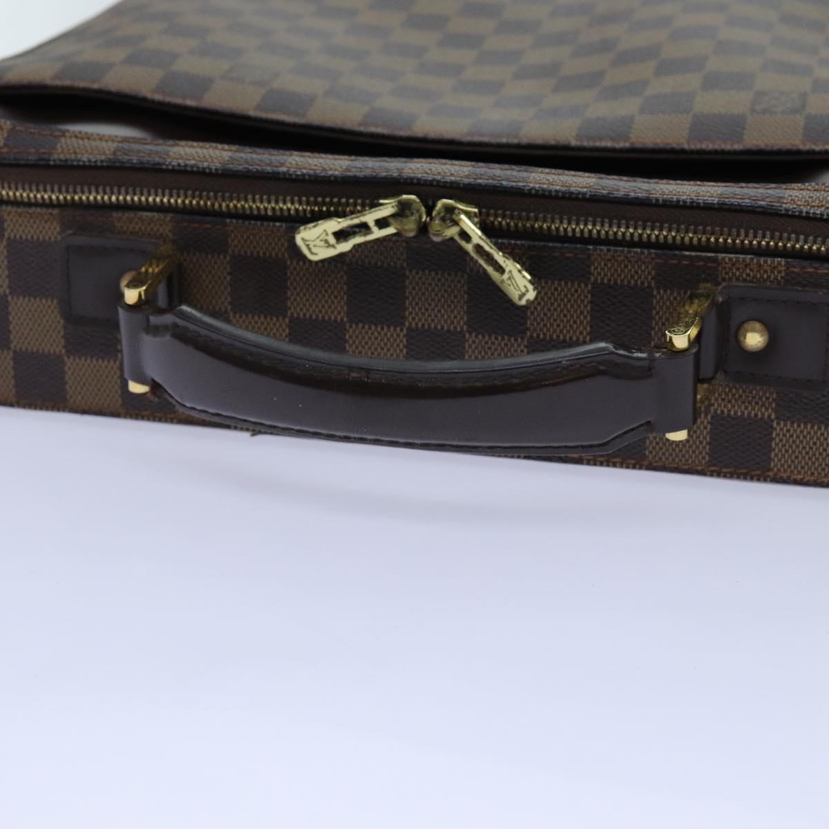 LOUIS VUITTON Damier Ebene Canvas Ordinatur Savana Bag 2way N53355 LV 71452