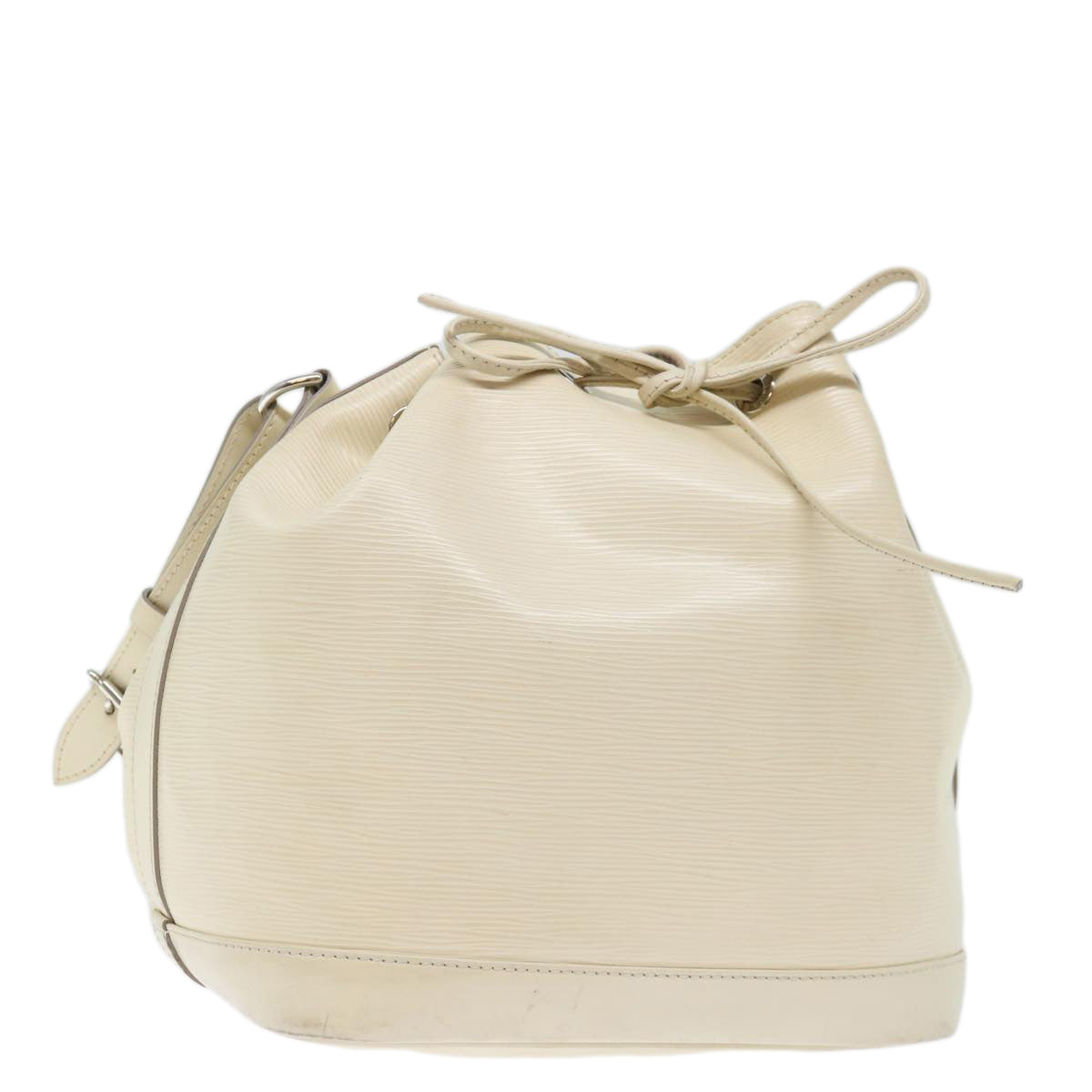 LOUIS VUITTON Epi Noe Shoulder Bag White Yvoire M4084J LV 71460