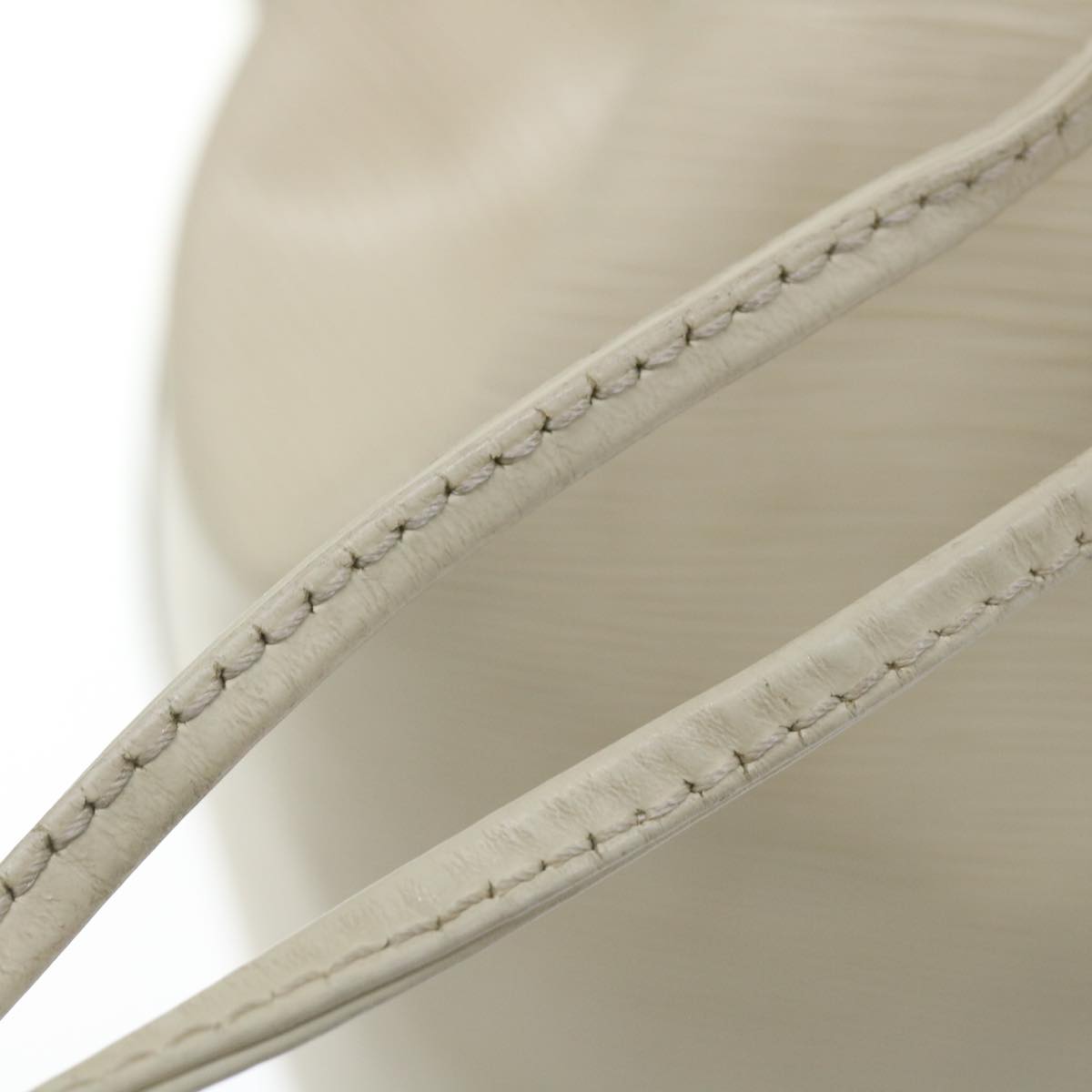 LOUIS VUITTON Epi Noe Shoulder Bag White Yvoire M4084J LV 71460