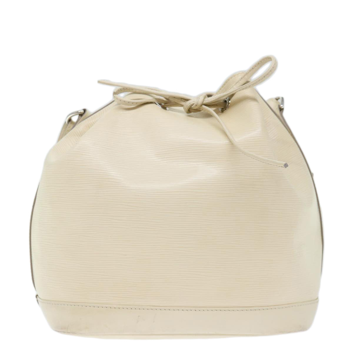 LOUIS VUITTON Epi Noe Shoulder Bag White Yvoire M4084J LV 71460