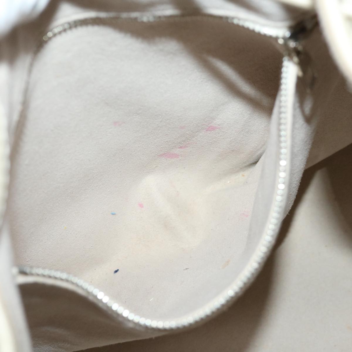 LOUIS VUITTON Epi Noe Shoulder Bag White Yvoire M4084J LV 71460