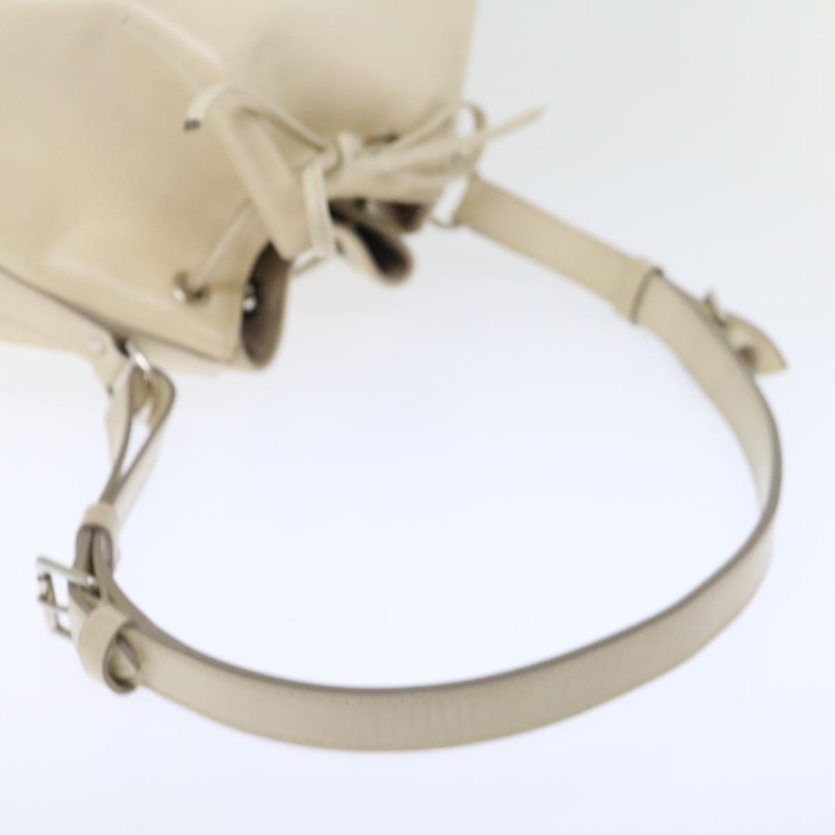 LOUIS VUITTON Epi Noe Shoulder Bag White Yvoire M4084J LV 71460