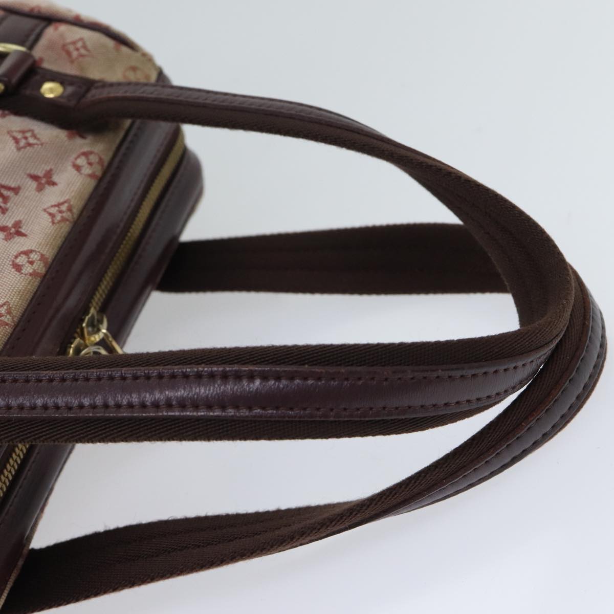 LOUIS VUITTON Monogram Mini Josephine PM Hand Bag Red M92216 LV 71462