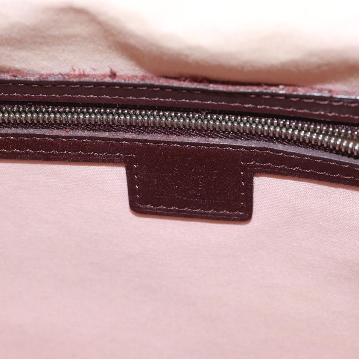 LOUIS VUITTON Monogram Mini Josephine GM Hand Bag Red M92311 LV 71463