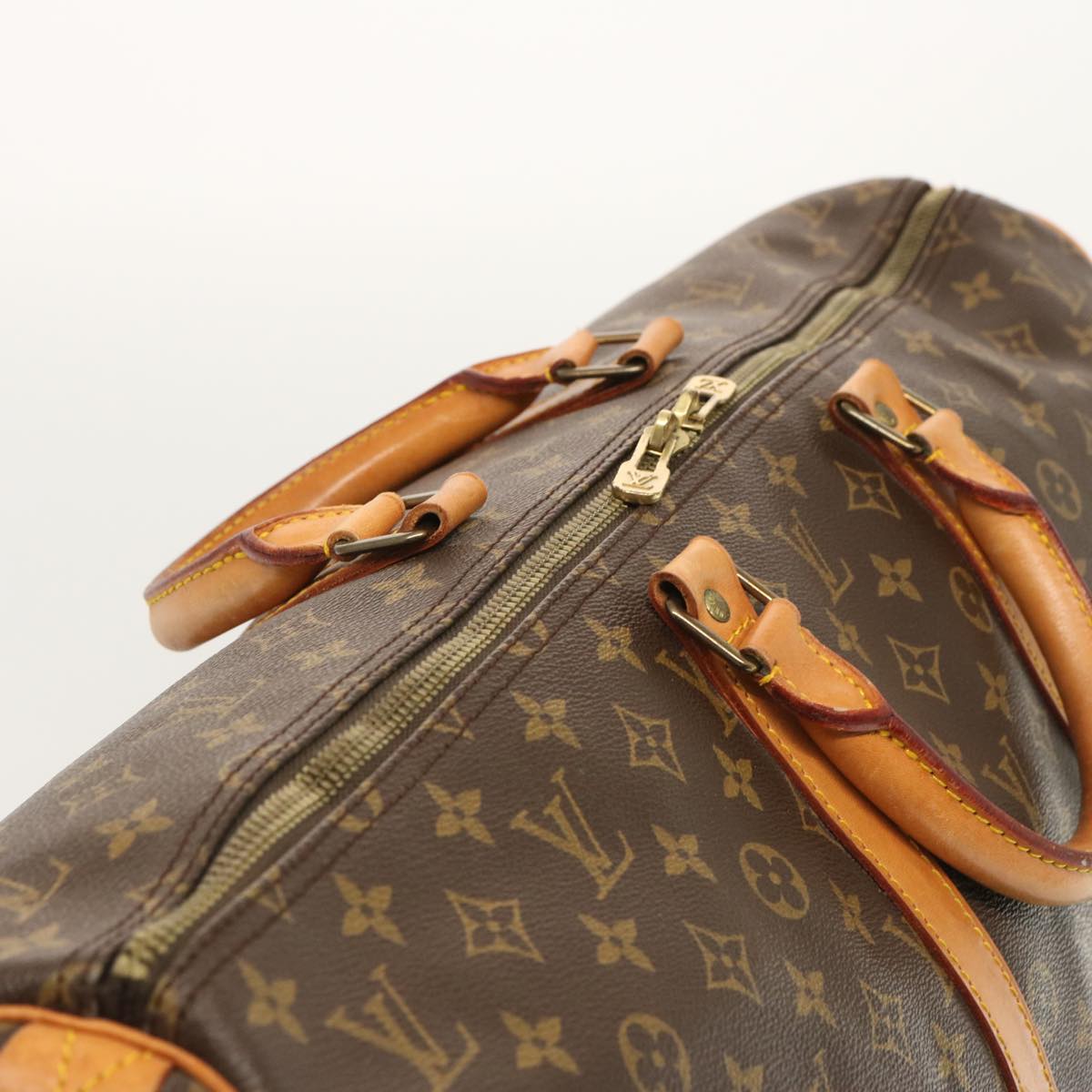 LOUIS VUITTON Monogram Keepall 55 Boston Bag M41424 LV 71471
