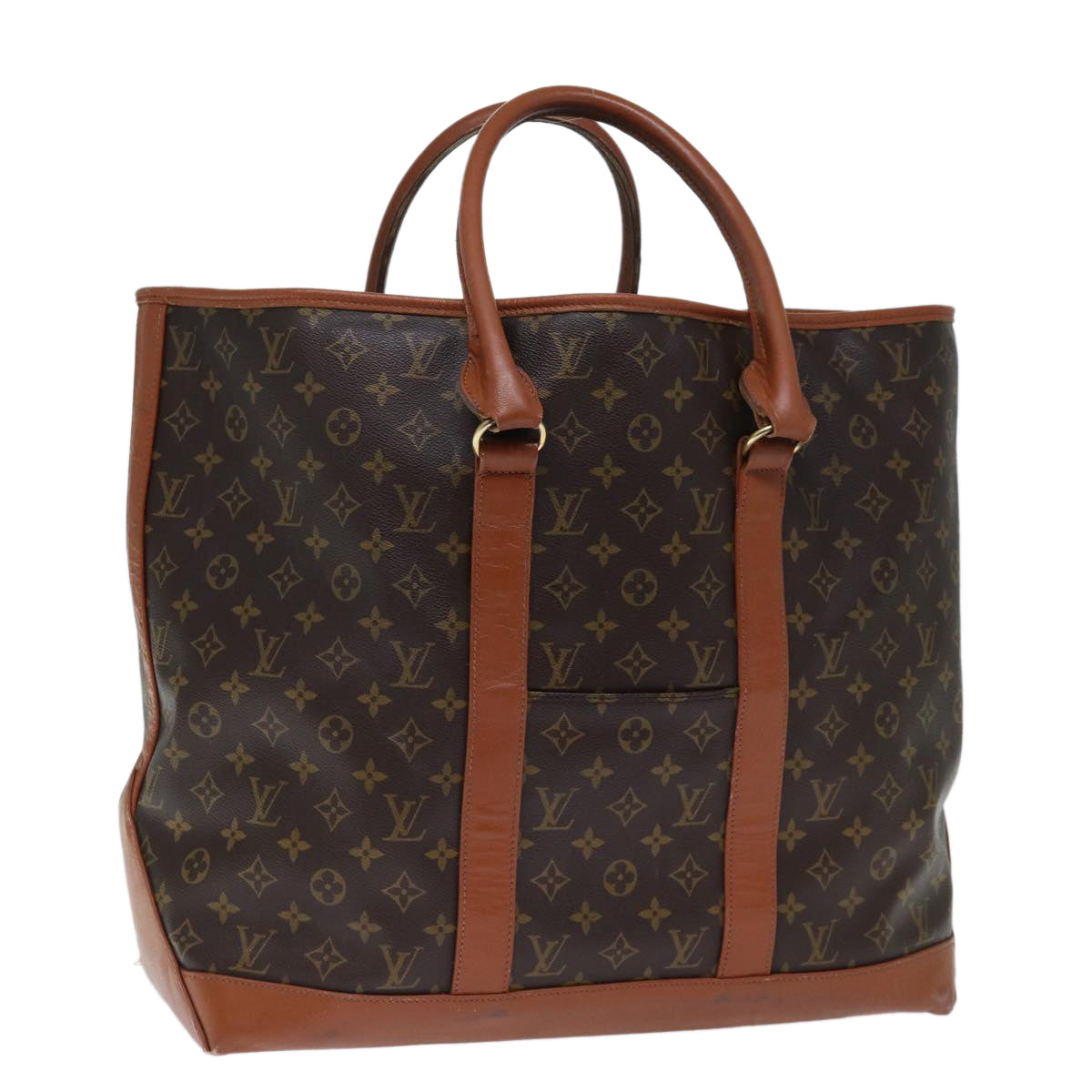 LOUIS VUITTON Monogram Sac Weekend GM Tote Bag M42420 LV 71483