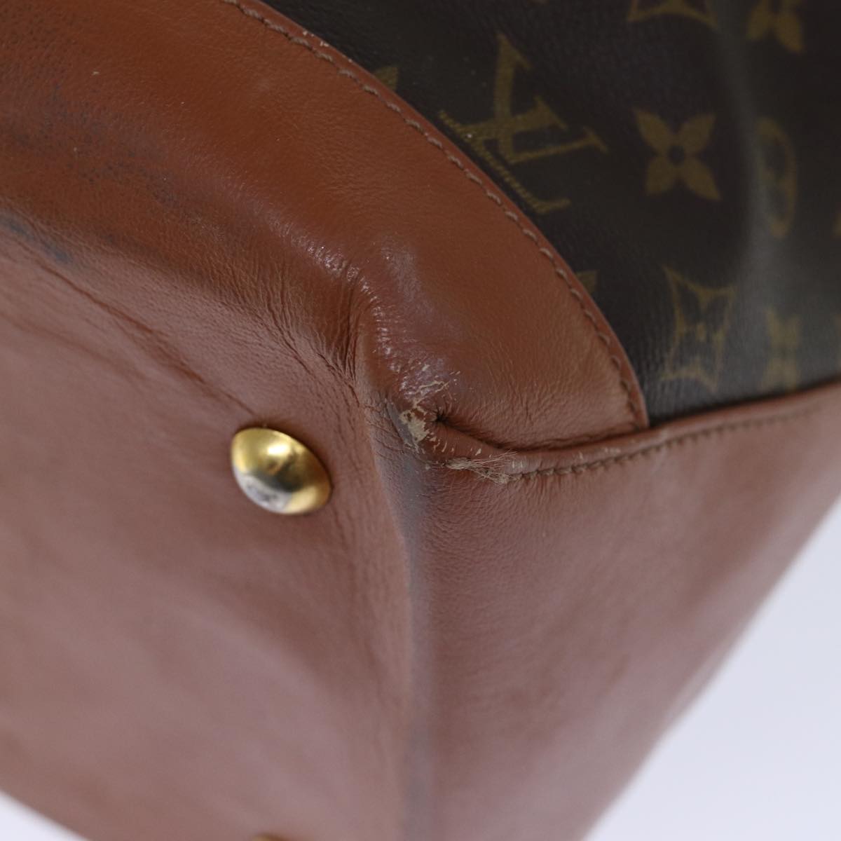 LOUIS VUITTON Monogram Sac Weekend GM Tote Bag M42420 LV 71483