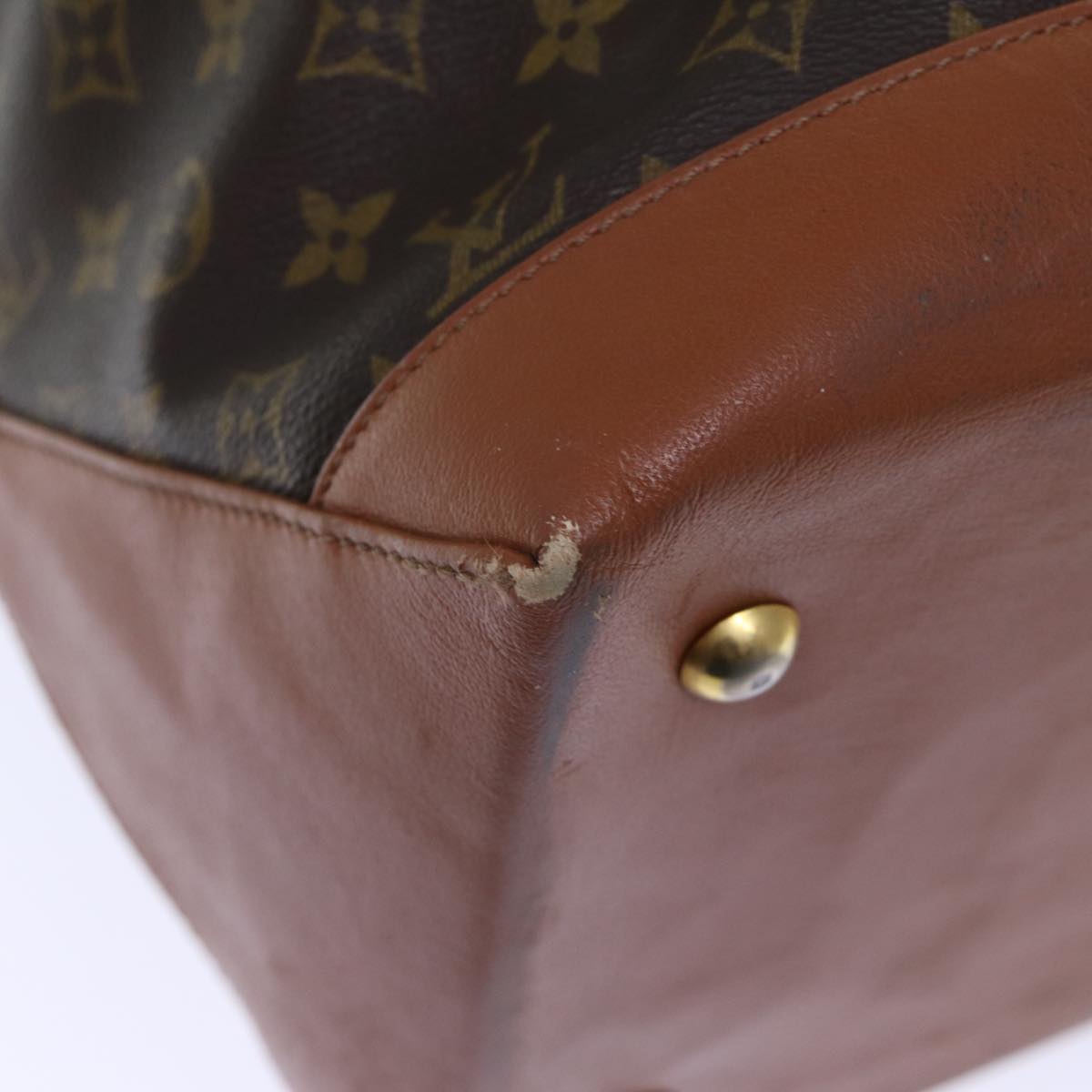 LOUIS VUITTON Monogram Sac Weekend GM Tote Bag M42420 LV 71483