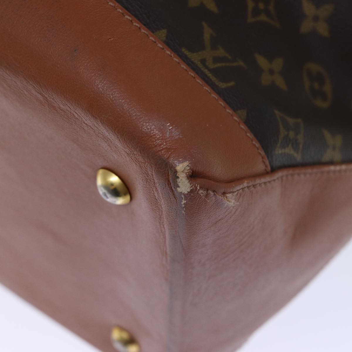 LOUIS VUITTON Monogram Sac Weekend GM Tote Bag M42420 LV 71483