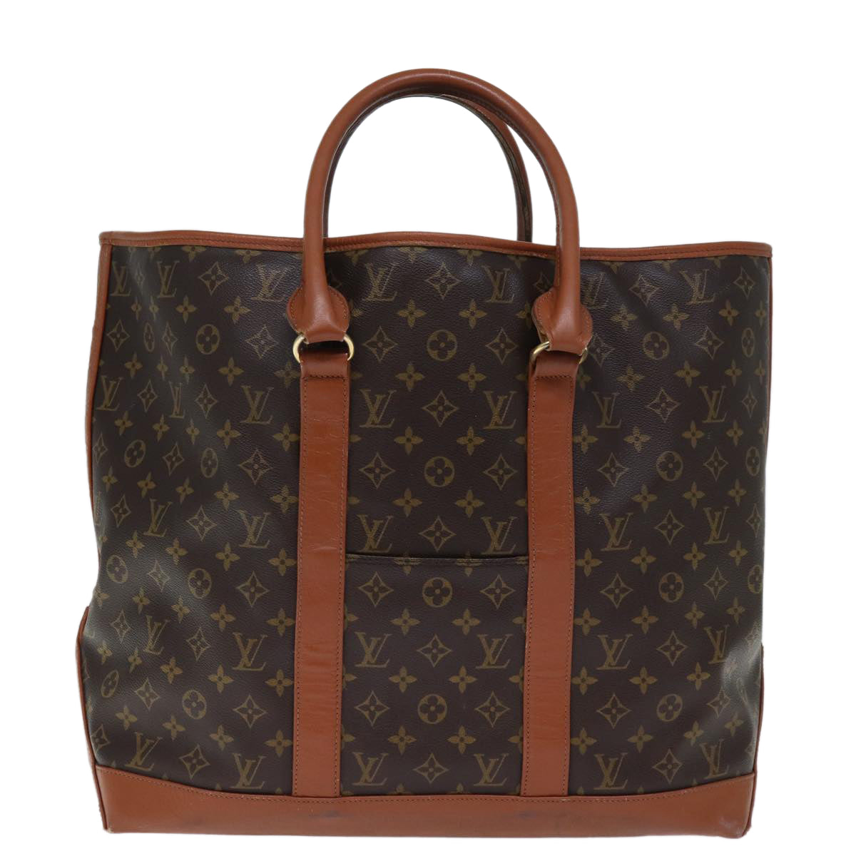 LOUIS VUITTON Monogram Sac Weekend GM Tote Bag M42420 LV 71483