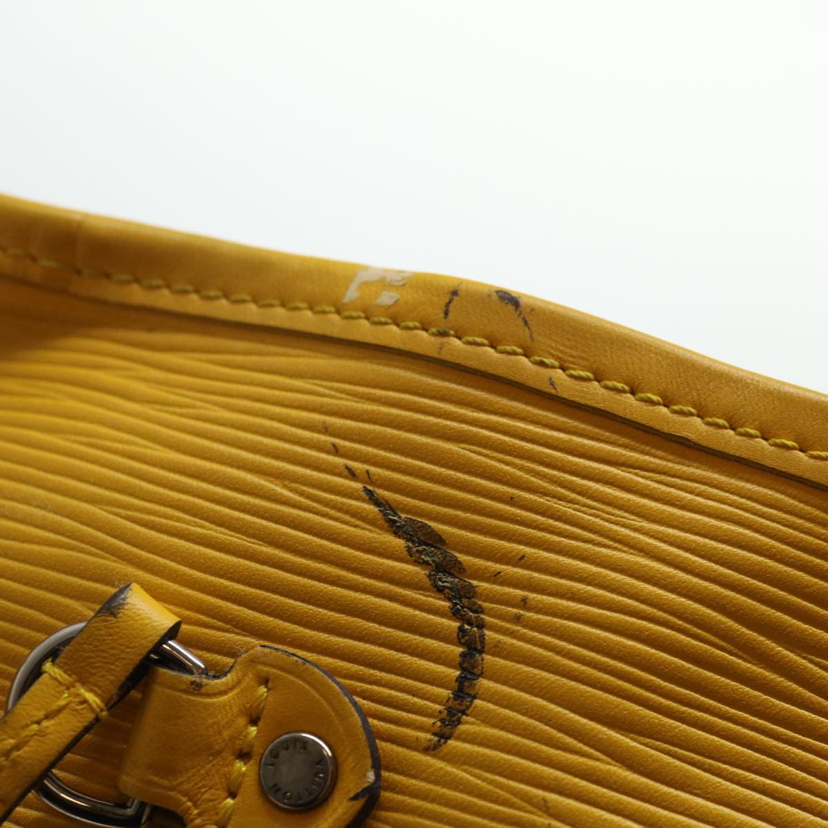 LOUIS VUITTON Epi Neverfull MM Tote Bag Mimosa M40957 LV 71485