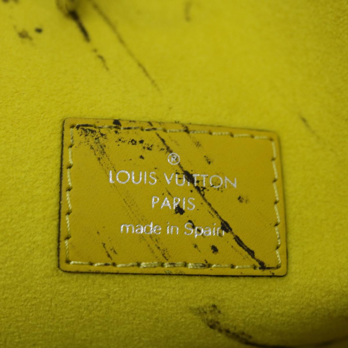 LOUIS VUITTON Epi Neverfull MM Tote Bag Yellow Pistachian M40956 LV 71486