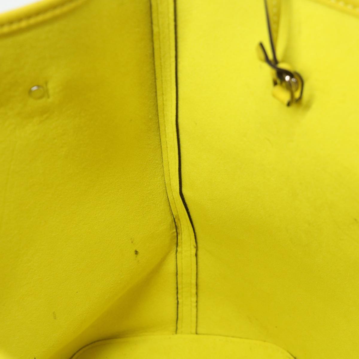 LOUIS VUITTON Epi Neverfull MM Tote Bag Yellow Pistachian M40956 LV 71486