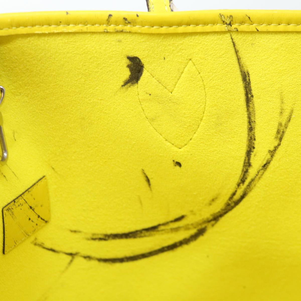 LOUIS VUITTON Epi Neverfull MM Tote Bag Yellow Pistachian M40956 LV 71486
