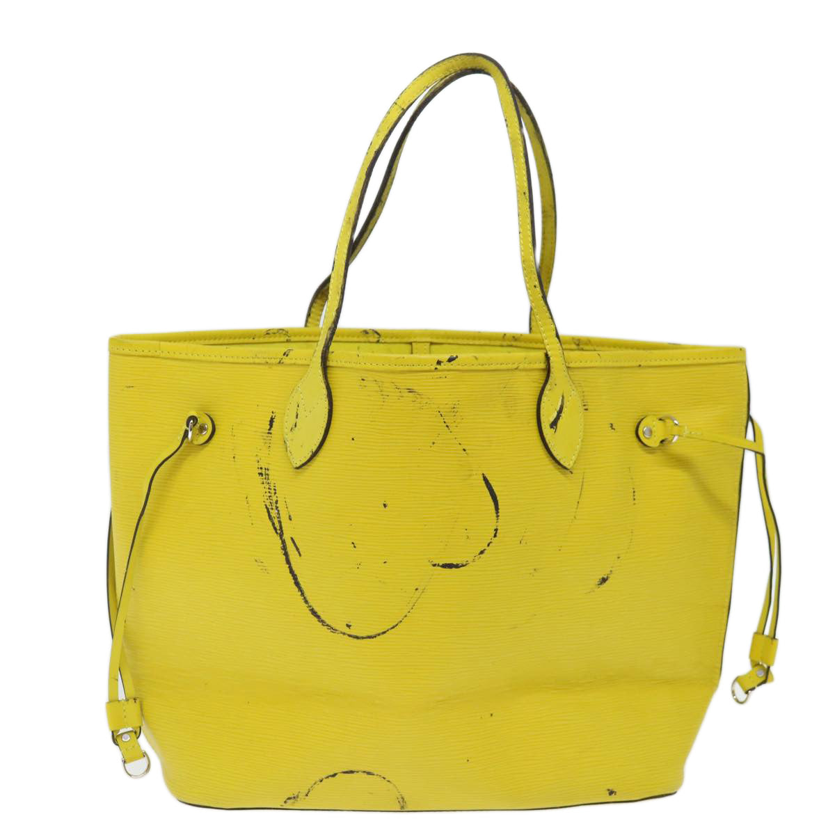 LOUIS VUITTON Epi Neverfull MM Tote Bag Yellow Pistachian M40956 LV 71486