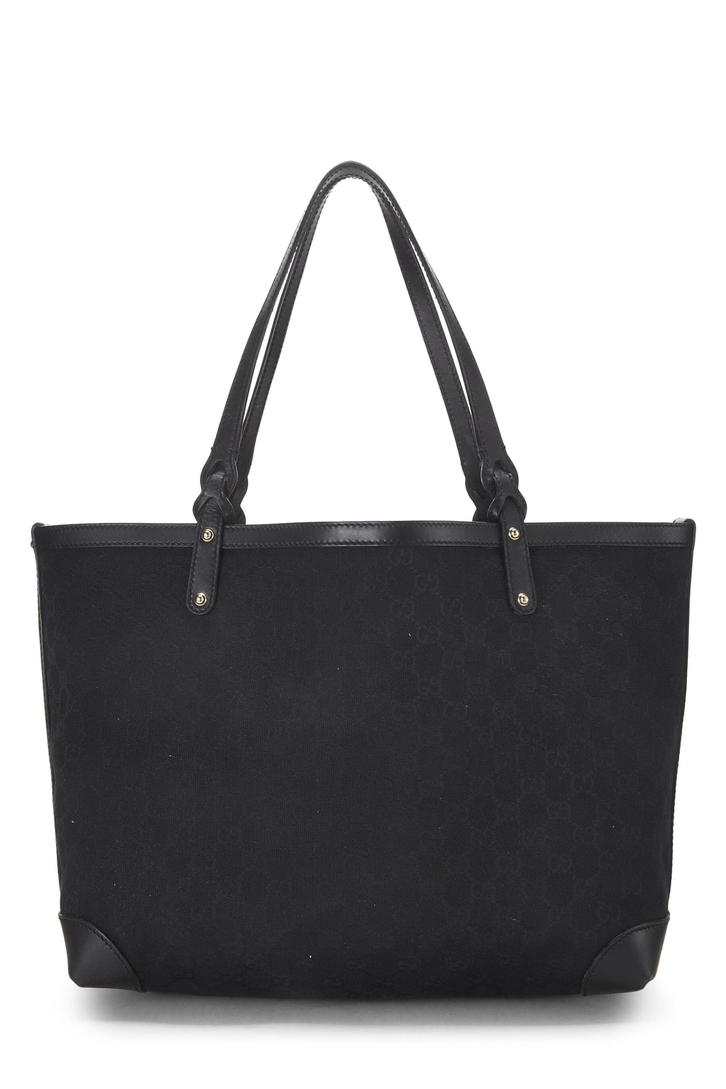 Gucci,  Black Original GG Canvas Craft Tote, Black