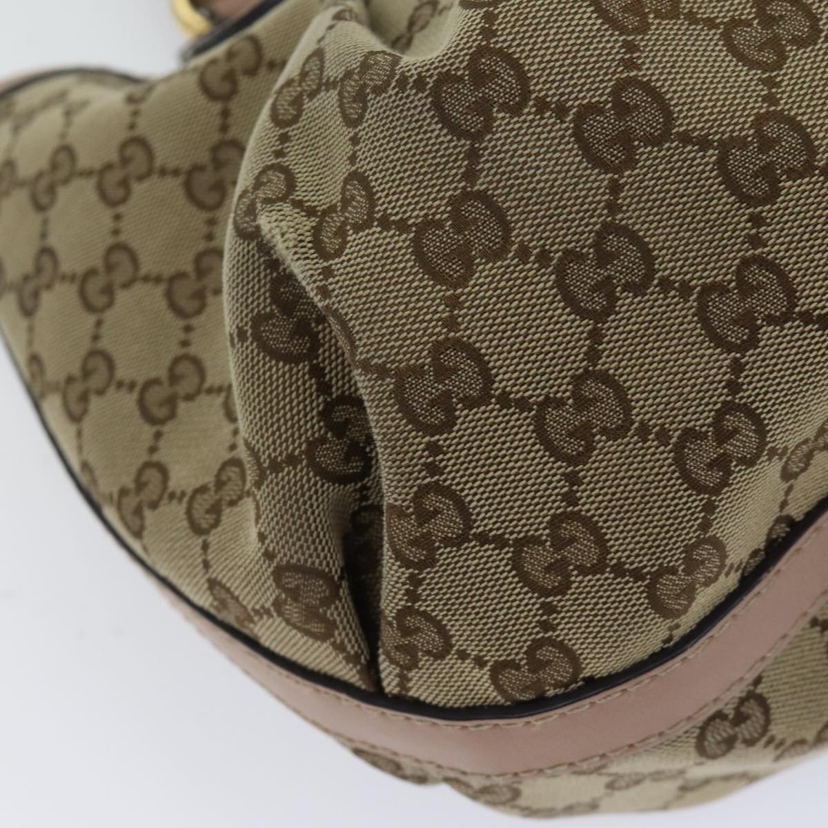 GUCCI GG Canvas Hand Bag Beige 269953 71514