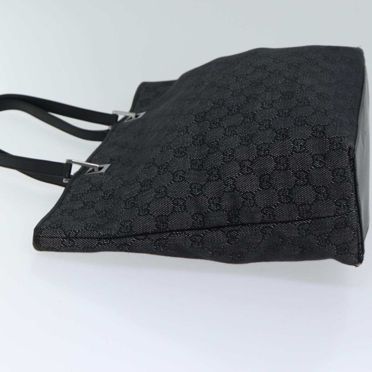 GUCCI GG Canvas Tote Bag Gray 31243 71523