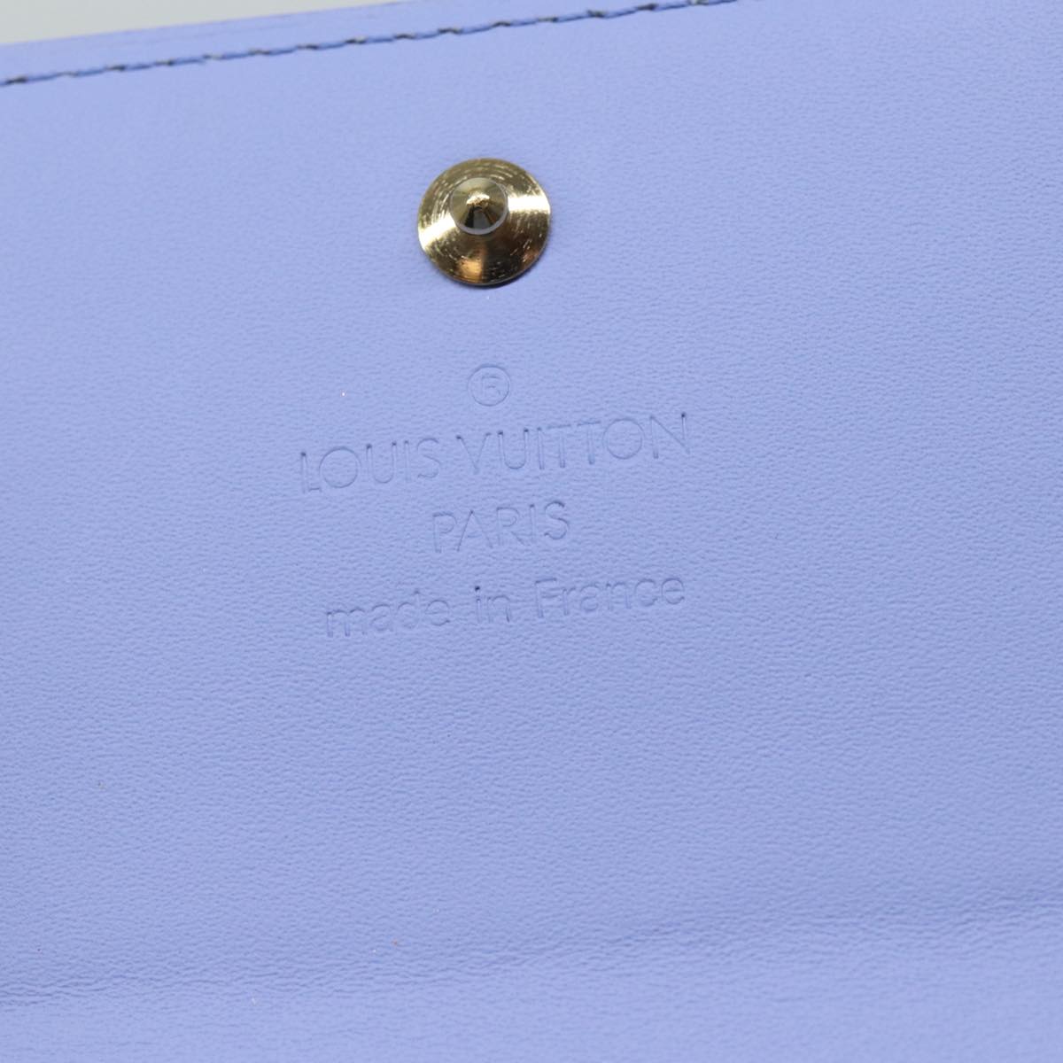 LOUIS VUITTON Monogram Vernis Portefeuille Elise Wallet Lavande LV 71569