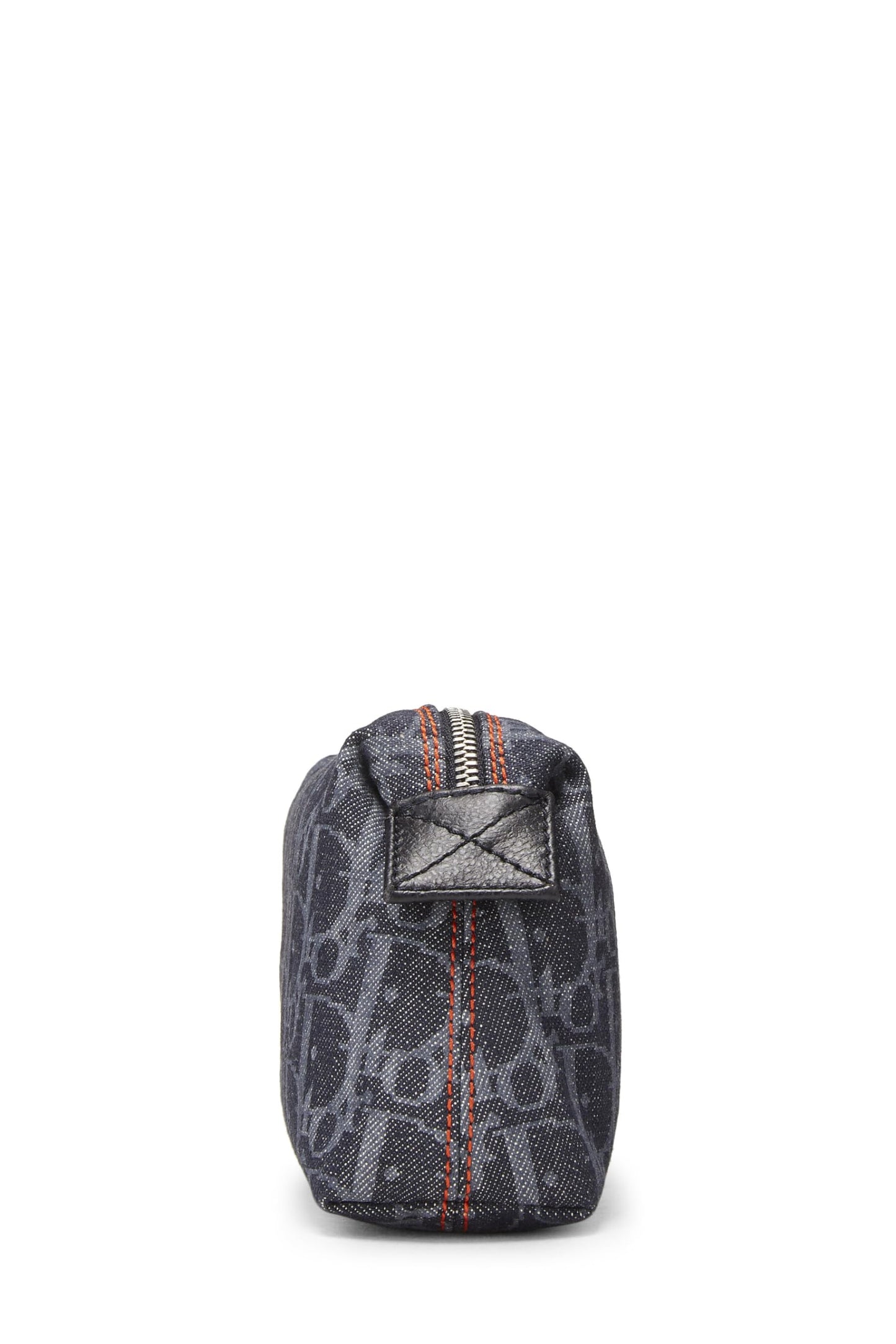 Dior,  Navy Denim Trotter Flight Pouch, Navy