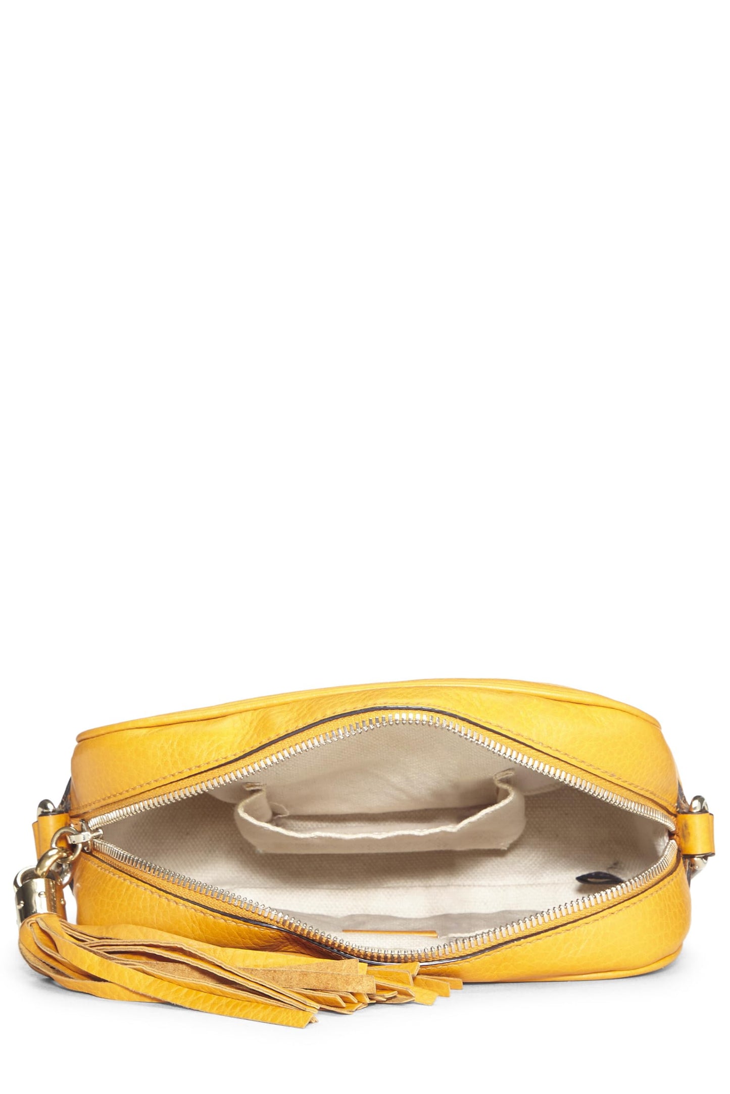 Gucci,  Orange Grained Leather Soho Disco, Orange