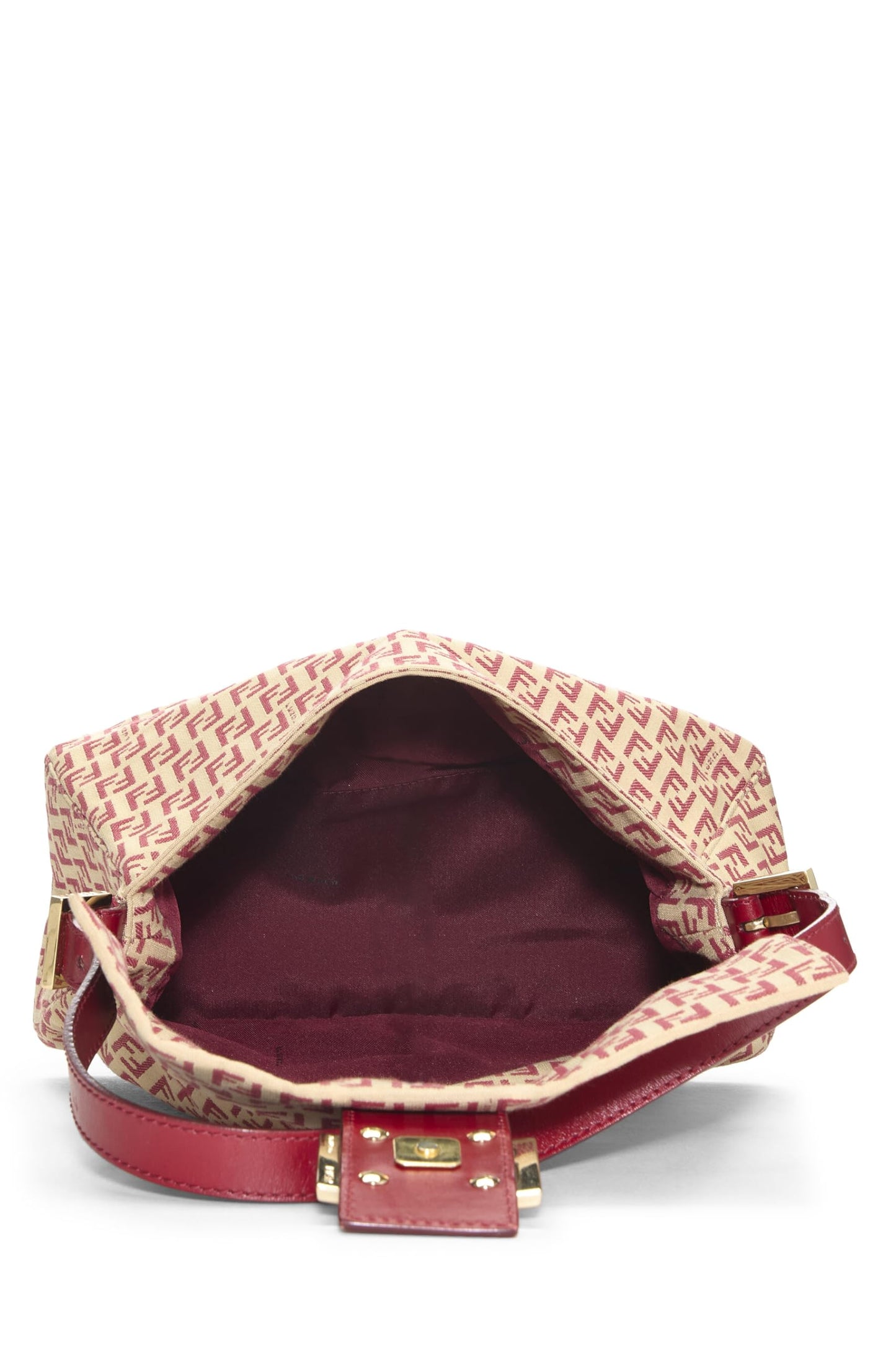 Fendi,  Red Zucchino Canvas Mama, Red