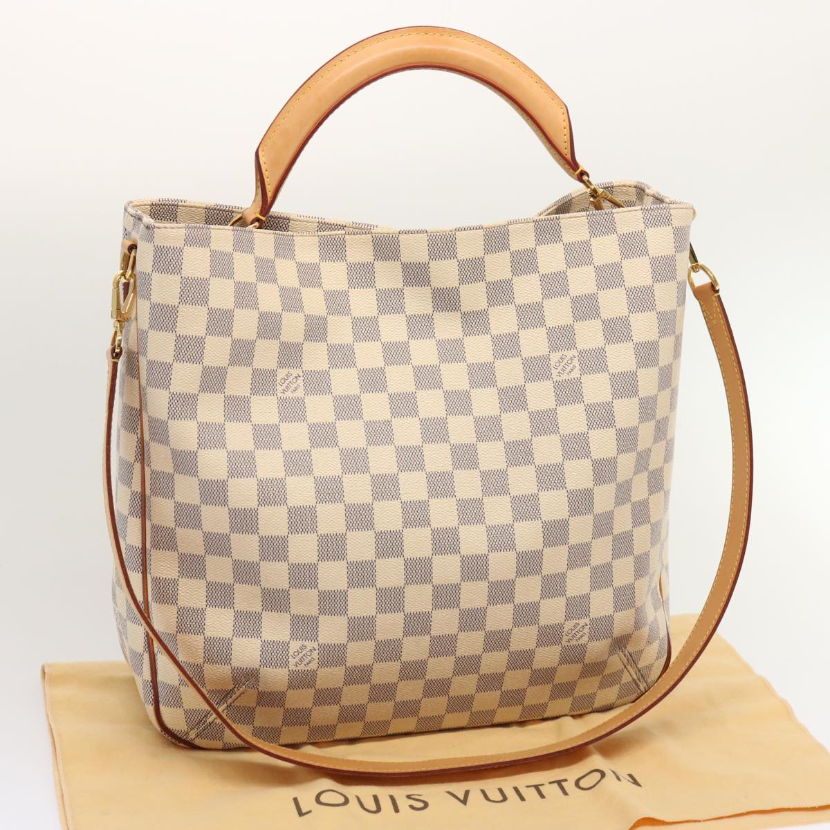 LOUIS VUITTON Damier Azur Sophie Shoulder Bag 2way N41216 LV 71603A