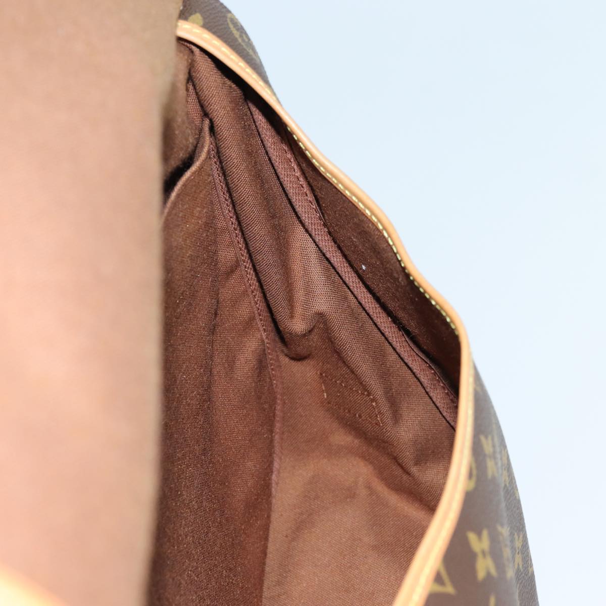 LOUIS VUITTON Monogram Saumur 35 Shoulder Bag M42254 LV 71604A