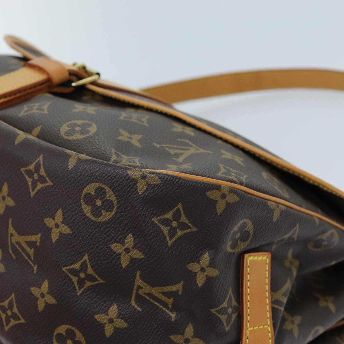 LOUIS VUITTON Monogram Saumur 35 Shoulder Bag M42254 LV 71604A