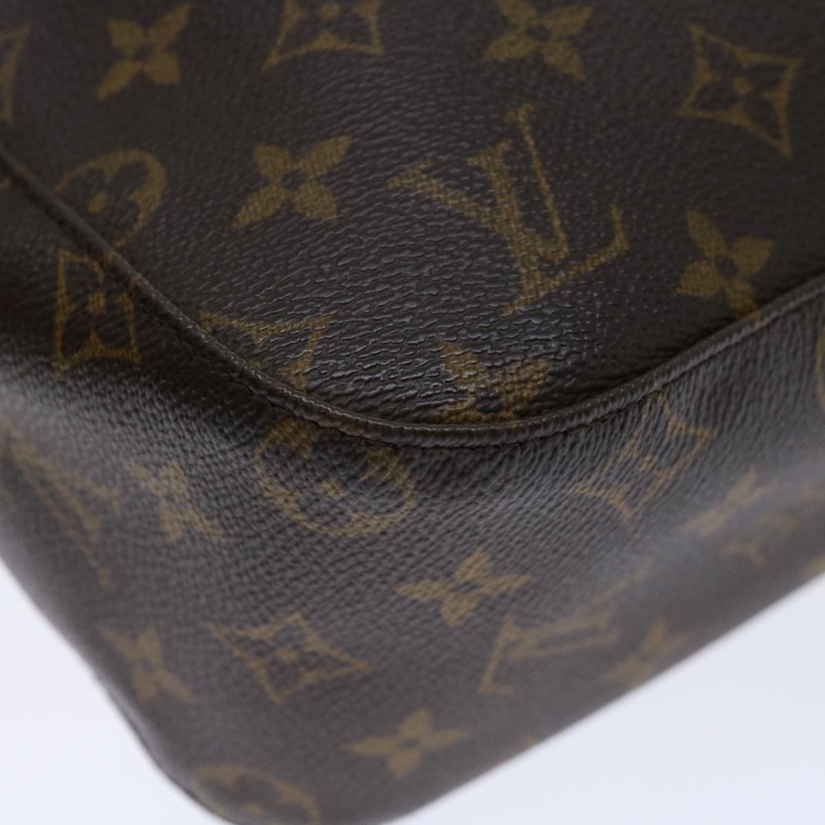LOUIS VUITTON Monogram Looping MM Shoulder Bag M51146 LV 71605A